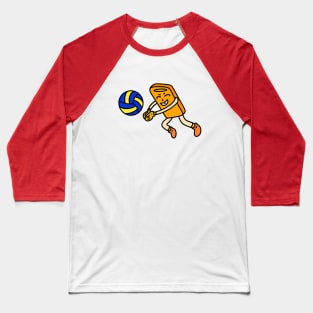 Cute cartoon volleyball Baseball T-Shirt